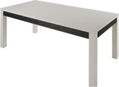 Rechthoekige tafel L 190 cm - Structuur in spaanplaat 18 mm dik - Wit en grijs - Cooper