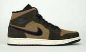 Air Jordan 1 Mid SE Dark Chocolate DC7294-200 Maat 42 Bruin Schoenen