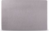 Placemat 43x28cm leder grijs TableTop (Set van 4)