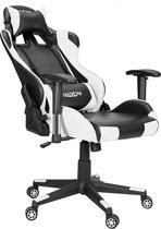 Douxlife Gamingstoel - Comfortabele Gamingstoel met 360° Draaibare Zitting, Ergonomische Bureaustoel met lendensteun , Office Chair -Wit - 2021 deals -Kerstcadeautjes