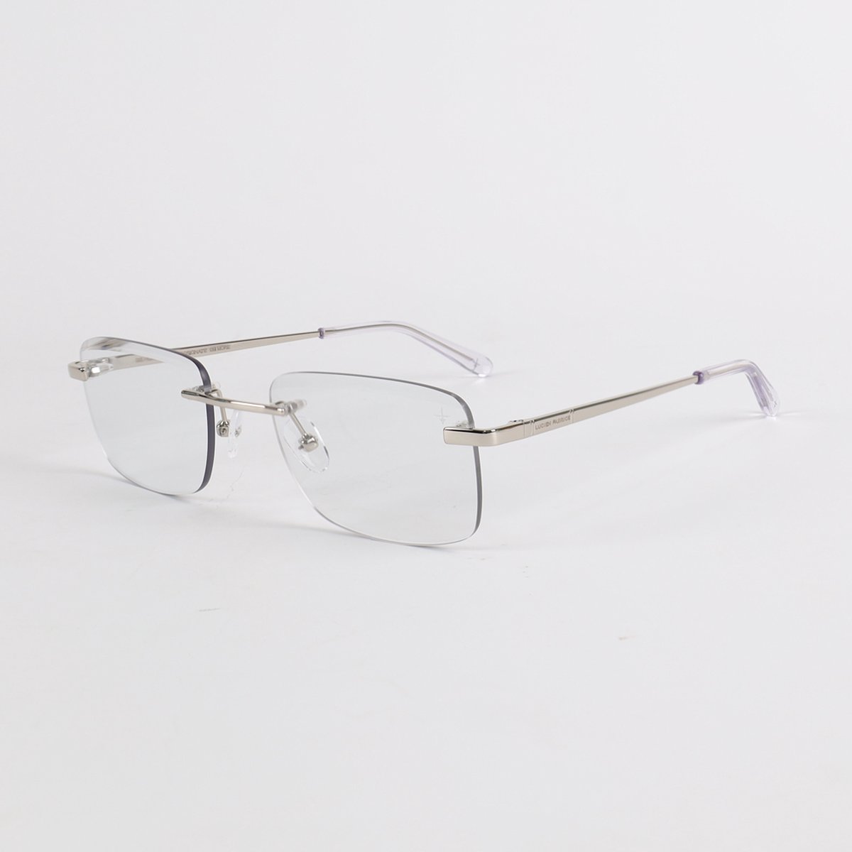 Lucien Fabrice - Crystal - Silver - Transparant - Zonnebril - Sunglasses - Eyewear - Unisex - Dames - Heren