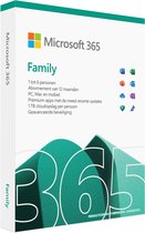 Microsoft 365 Family (One-Year Subscription; Up to 6 people) - Dutch