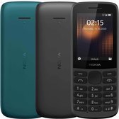 Nokia 215 Zwart Dual Sim 4G | Avec carte SIM gratuite