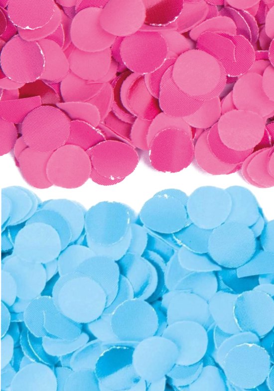 400 grammes de lambeaux de papier rose fuchsia et bleu confetti mix set  décoration de