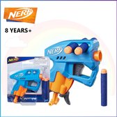 Nerf NanoFire Blauw - Mini Nerf - Inclusief 3 pijltjes + 20 stuks Foam pijlen voor speelgoedguns