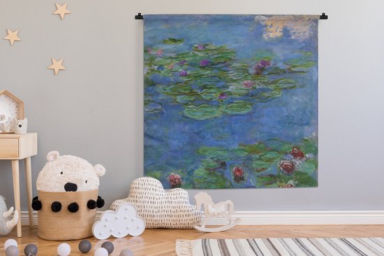 Tenture Murale 'Nénuphars' De Claude Monet - 89x70 Cm - Coton Doublé - Belgique