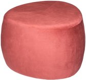Pebble Bloom fluwelen poef - Blush roze