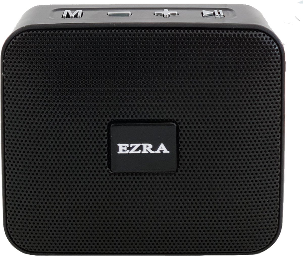 EZRA Portable wireless speaker - zwart - mini speaker - Bluetooth 5.0 - bluetooth speaker - usb aansluiting