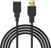 USB 3.0 Verlengkabel - 5 meter - USB 3.0 Female naar USB 3.0 Male - Gold Plated - Snelheid tot 5Gbps