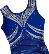 Sparkle&Dream Gympakje Turnpakje Nikki Navy Sparkle - CME | maat 122 - 128 Voor Turnen en Gymnastiek