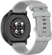 Strap-it Siliconen bandje 22mm - horlogebandje geschikt voor Samsung Galaxy Watch 3 45mm / Galaxy Watch 46mm / Gear S3 Classic & Frontier - Polar Vantage M / M2 / V3 / Grit X - Garmin Vivoactive 4 - grijs