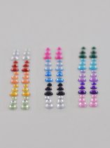 Plak oorbellen Rhinestone