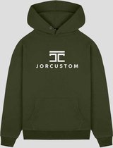 JORCUSTOM Trademark Loose Fit Hoodie - Army - Volwassenen - Maat S
