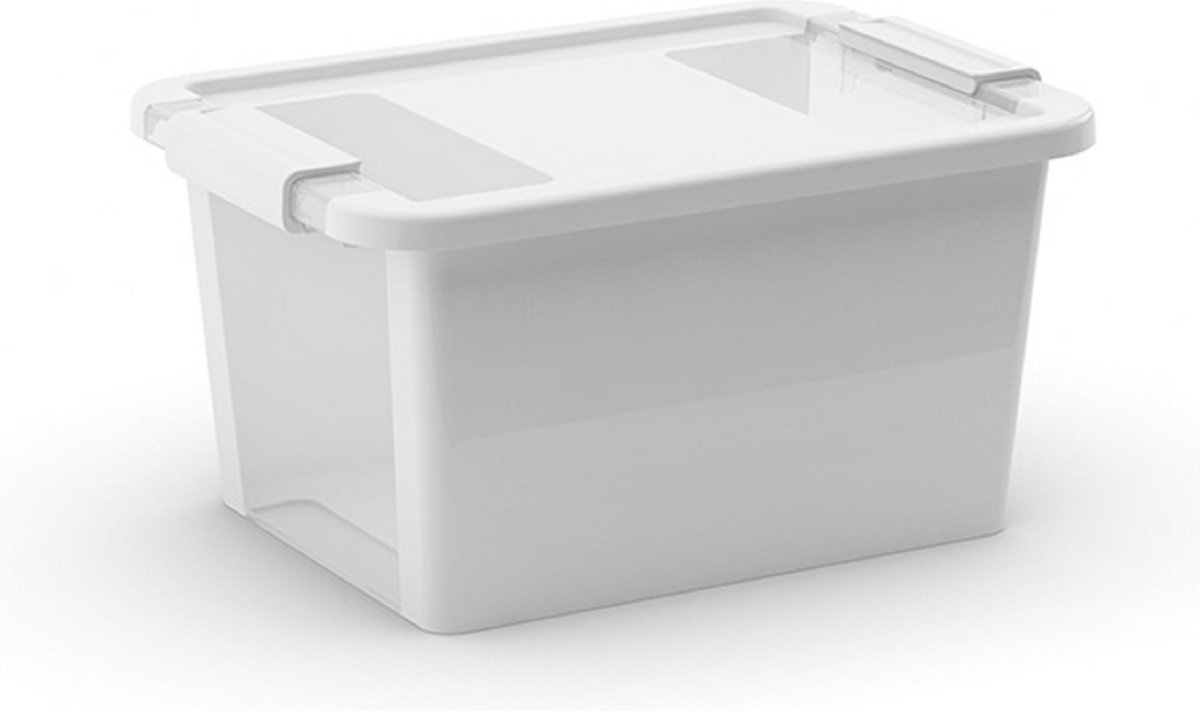 Bi-Box - Opbergbox S Wit 11l 36,5x26xh19cm - (Set van 4)