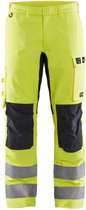 Blaklader Multinorm werkbroek Inherent met stretch 1788-1512 - High Vis Geel/Marineblauw - D100