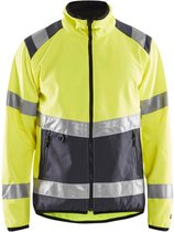 Blaklader Softshell jack High Vis 4877-2516 - HIgh Vis Geel/Medium Grijs - L