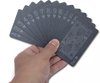 Afbeelding van het spelletje Waterdichte kaarten - Luxe kaartspel - Speelkaarten - Pokerkaarten - Drankspel kaarten - Zwart