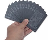 Waterdichte kaarten - Luxe kaartspel - Speelkaarten - Pokerkaarten - Drankspel kaarten - Zwart