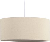 Kave Home - Lampenkap voor hanglamp Nazli klein van linnen met beige afwerking Ø 50 cm