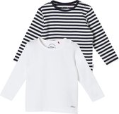 s.Oliver Baby T shirt double pack - Lange mouw - Stretch - Maat 86