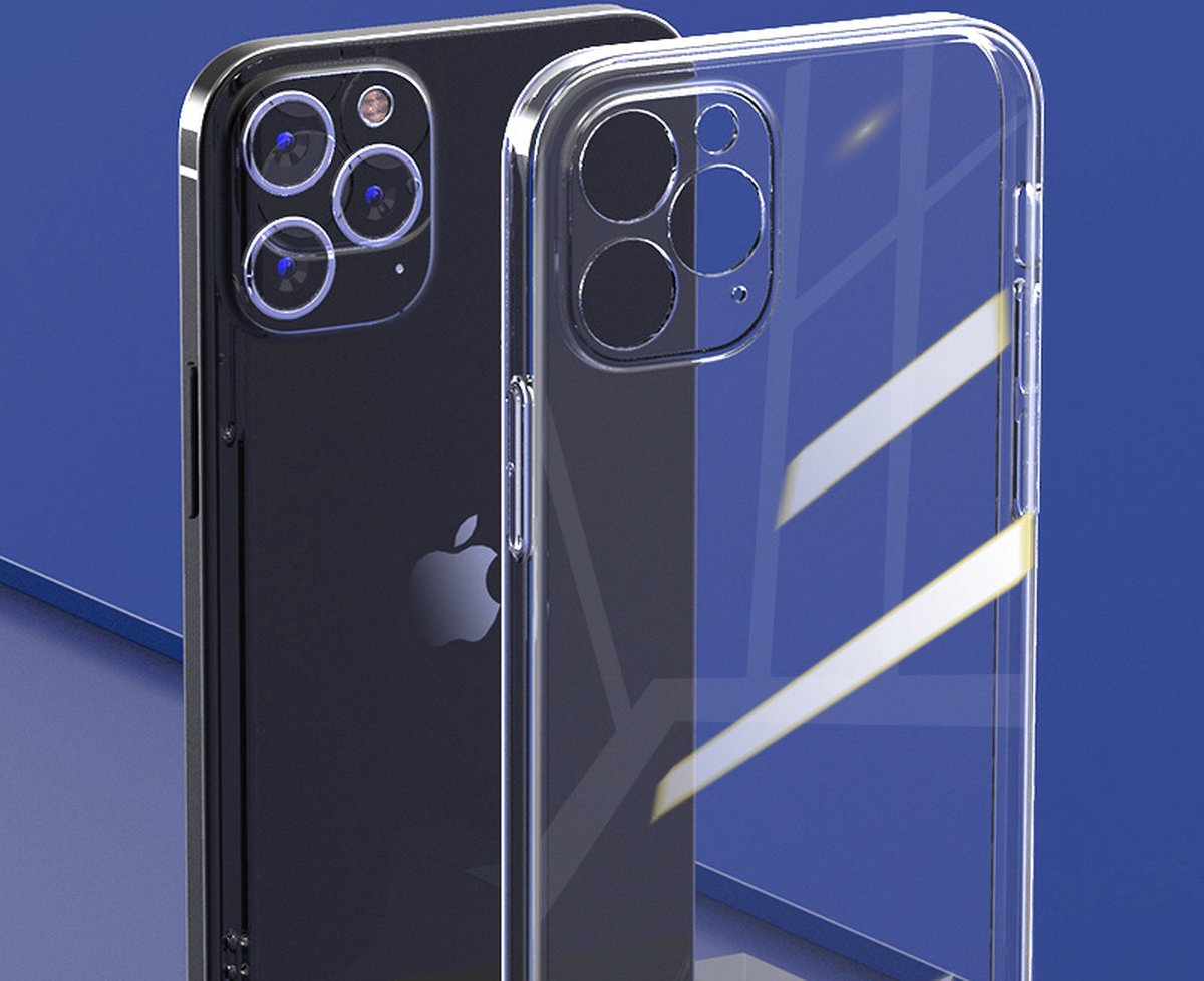 iSolay | Ultradun iPhone 13 Pro Max Transparant Hoesje | iPhone 13 Pro Max Hoesje | Liquid Crystal iPhone 13 Pro Max Hoesje | Shock Proof Case | Siliconen Hoesje | Wasbaar Hoesje | iPhone Case | Transparant Hoesje
