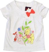 Disney Meisjes T-shirt - Winnie de Poeh - Wit - Maat 68