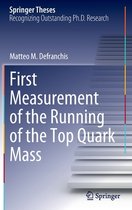 First Measurement of the Running of the Top Quark Mass