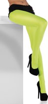 Boland - Panty Opaque Groen,Neon - Volwassenen - Vrouwen - Showgirl
