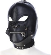 Extreme luxe BDSM / SM / Sex masker hoge kwaliteits vegan leer / Carnavals masker