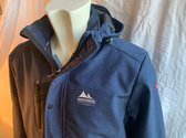 Nordberg Anders ,heren jas, blauw maat M , winterjas, outdoorjas, softshelljas.