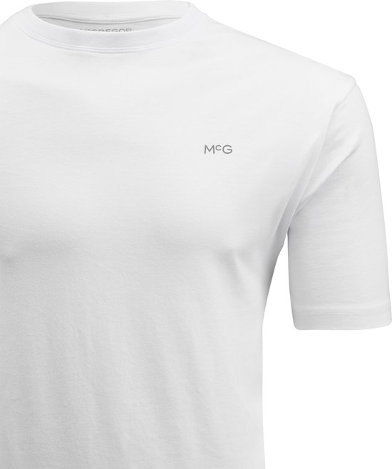 McGregor Heren T-shirt Wit Maat L | 1 stuk | Basics van 100% Katoen | Ronde  Hals / O... | bol.com