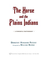 The Horse and the Plains Indians