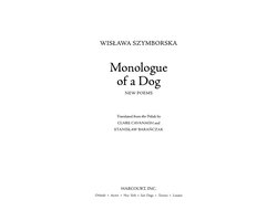 Monologue Of A Dog