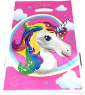 Uitdeelzakjes Unicorn roze - 20 Stuks - Uitdeelzakjes - Traktatie zakjes voor Uitdeelcadeautjes - Uitdeelzakjes Kinderfeestje - Unicorn verjaardag - Snoepzakjes
