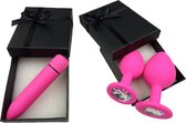 Anale buttplug set sex toys voor vrouwen en/of mannen seks cadeau pakket zachte siliconen prostaat massager mini erotische bullet vibrator anale speelgoed voor volwassenen 18+
