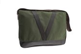 Puliqa - Exception V Model - Laptoptas - Dames/Heren - Waterafstotend  - 15.6 inch / Khaki