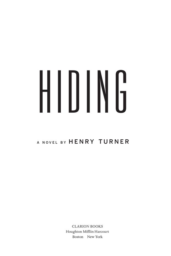 Hiding - cover