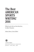 The Best American Series - The Best American Sports Writing 2016