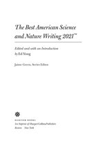 Best American - The Best American Science And Nature Writing 2021