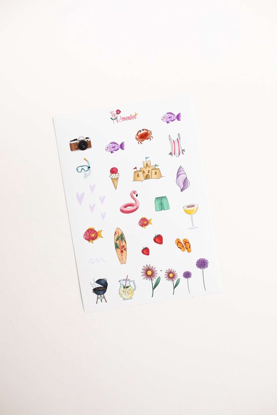 Bullet journal stickers 62 Italie contour stickers stickers