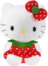 Hello Kitty aardbei knuffel 24 cm