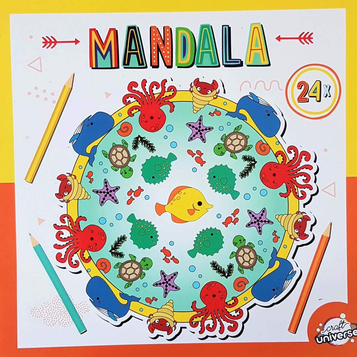 Mandala Kleurboek voor Kinderen Dieren in de Oceaan
