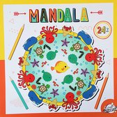 Mandala Kleurboek voor Kinderen Dieren in de Oceaan - geschikt voor kleurpotloden en kleurstiften
