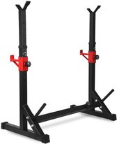 Verstelbaar squat rek - Multifunctioneel verstelbaar squat rek- Thuis Fitnessapparatuur- 150 kg capaciteit- Verstelbaar- Multifunctioneel- Sportschool