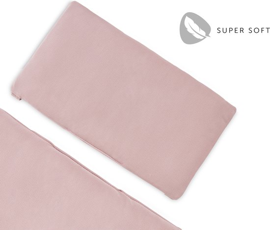 Hauck Highchair Pad Deluxe - kinderstoel kussen - Stretch Rose — afbeelding 5