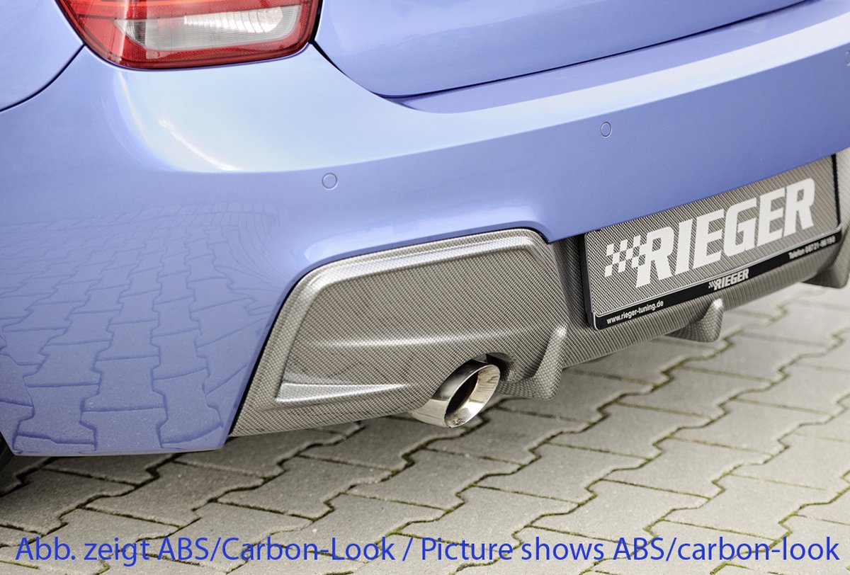 RIEGER - BMW F20 F21 M PACK 2012-2015 - PERFORMANCE DIFFUSER 1 EXHAUST TIP - GLOSS BLACK