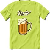 Biertje! T-Shirt | Bier Kleding | Feest | Drank | Grappig Verjaardag Cadeau | - Groen - XXL