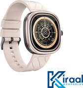 Kiraal Fit 4 - Smartwatch dames - Stappenteller - Full Screen - Fitness Tracker - Activity Tracker - Smartwatch Android & IOS - Roze