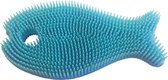 INNOBABY - Siliconen badscrub- Blauw Vis