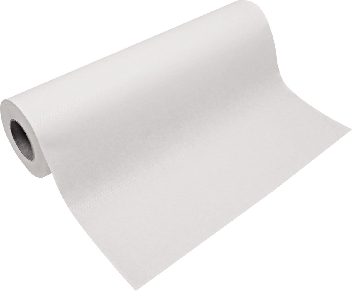 Goedkoopste TWINS Onderzoektafelpapier - Behandeltafelpapier - Onderzoeksbankpapier - Onderzoektafel papier - Papier voor behandeltafel - Cellulose - rol 2 laags 60 cm x 50 mtr